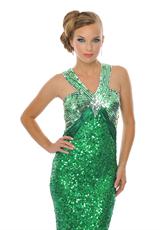 Precious Formals Sequins Prom Dress P8828